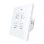 Comutator Smart MOES WRS-EUC2-WH-MS pentru jaluzele/obloane, Control Vocal / Aplicatie, Programabil, Wi-Fi, Alb 4 - lerato.ro