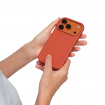 Husa Moft Snap Movas cu MagSafe compatibila cu iPhone 17 Pro, Clay 5 - lerato.ro