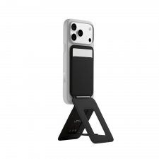 Fashion, Portofel magnetic Moft Movas Snap Tripod, Compatibil MagSafe, Negru, lerato.ro