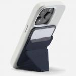 Portofel magnetic Moft Movas Snap-On, Compatibil MagSafe, Navy Blue 2 - lerato.ro