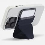 Portofel magnetic Moft Movas Snap-On, Compatibil MagSafe, Navy Blue 3 - lerato.ro