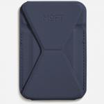 Portofel magnetic Moft Movas Snap-On, Compatibil MagSafe, Navy Blue 4 - lerato.ro