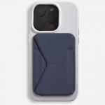 Portofel magnetic Moft Movas Snap-On, Compatibil MagSafe, Navy Blue 9 - lerato.ro