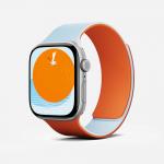 Curea din silicon Moft Snap Duo compatibila cu Apple Watch 38/40/41/42 mm, Sunrise / Shooting 3 - lerato.ro