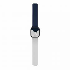 Accesorii Apple Watch, Curea din silicon Moft Snap Duo compatibila cu Apple Watch 42/44/45/46/49 mm, Misty Cove, lerato.ro