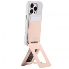 Fashion, Portofel magnetic Moft Movas Tripod, Compatibil MagSafe, Peach, lerato.ro