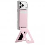Portofel magnetic Moft Movas Tripod, Compatibil MagSafe, Roz 2 - lerato.ro
