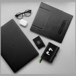 Stand universal laptop Moft Sit-stand, Inaltime reglabila, Design pliabil, Negru 5 - lerato.ro