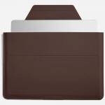 Husa Moft Carry Sleeve compatibila cu laptop 13 inch, Functie de stand, Dark Brown 3 - lerato.ro