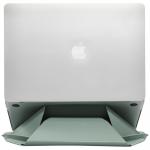 Husa Moft Carry Sleeve compatibila cu laptop 13 inch, Functie de stand, Verde 6 - lerato.ro
