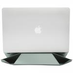 Husa Moft Carry Sleeve compatibila cu laptop 13 inch, Functie de stand, Verde 7 - lerato.ro