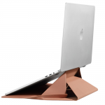 Husa Moft Carry Sleeve compatibila cu laptop 13 inch, Functie de stand, Nude 9 - lerato.ro