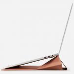 Husa Moft Carry Sleeve compatibila cu laptop 13 inch, Functie de stand, Nude 6 - lerato.ro