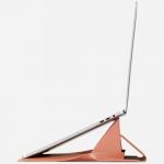 Husa Moft Carry Sleeve compatibila cu laptop 13 inch, Functie de stand, Nude 7 - lerato.ro
