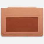 Husa Moft Carry Sleeve compatibila cu laptop 13 inch, Functie de stand, Nude 2 - lerato.ro