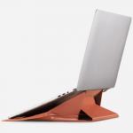 Husa Moft Carry Sleeve compatibila cu laptop 16 inch, Functie de stand, Maro 5 - lerato.ro