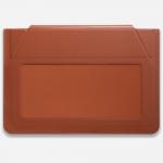 Husa Moft Carry Sleeve compatibila cu laptop 16 inch, Functie de stand, Maro 10 - lerato.ro