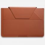 Husa Moft Carry Sleeve compatibila cu laptop 16 inch, Functie de stand, Maro 11 - lerato.ro