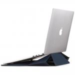 Husa Moft Carry Sleeve compatibila cu laptop 16 inch, Functie de stand, Navy Blue 6 - lerato.ro