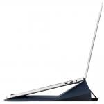 Husa Moft Carry Sleeve compatibila cu laptop 16 inch, Functie de stand, Navy Blue 4 - lerato.ro