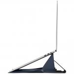 Husa Moft Carry Sleeve compatibila cu laptop 16 inch, Functie de stand, Navy Blue 5 - lerato.ro
