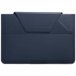 Husa Moft Carry Sleeve compatibila cu laptop 16 inch, Functie de stand, Navy Blue 2 - lerato.ro