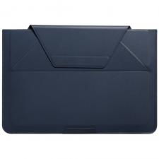 Huse Laptop, Husa Moft Carry Sleeve compatibila cu laptop 16 inch, Functie de stand, Navy Blue, lerato.ro