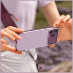 Husa Moft Color-Blocking Snap cu MagSafe compatibila cu iPhone 18 Pro / 17 Pro, Lila 8 - lerato.ro