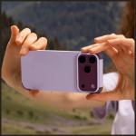 Husa Moft Color-Blocking Snap cu MagSafe compatibila cu iPhone 18 Pro / 17 Pro, Lila 10 - lerato.ro