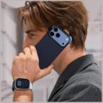 Husa Moft Color-Blocking Snap cu MagSafe compatibila cu iPhone 18 Pro / 17 Pro, Navy Blue 7 - lerato.ro