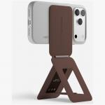 Portofel magnetic Moft Movas Snap Tripod, Compatibil MagSafe, Functie de stand, Maro 3 - lerato.ro