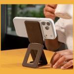 Portofel magnetic Moft Movas Snap Tripod, Compatibil MagSafe, Functie de stand, Maro 17 - lerato.ro