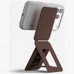 Portofel magnetic Moft Movas Snap Tripod, Compatibil MagSafe, Functie de stand, Maro 4 - lerato.ro