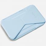 Portofel magnetic Moft Movas Snap-On, Compatibil MagSafe, Functie de stand, Light Blue 4 - lerato.ro