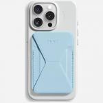 Portofel magnetic Moft Movas Snap-On, Compatibil MagSafe, Functie de stand, Light Blue 6 - lerato.ro
