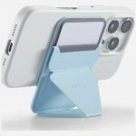 Portofel magnetic Moft Movas Snap-On, Compatibil MagSafe, Functie de stand, Light Blue 8 - lerato.ro