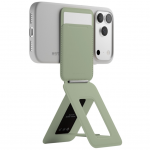 Portofel magnetic Moft Movas Trackable Tripod, Compatibil MagSafe, Functie de stand, Dispozitiv de urmarire integrat, Khaki Green 4 - lerato.ro