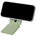 Portofel magnetic Moft Movas Trackable Tripod, Compatibil MagSafe, Functie de stand, Dispozitiv de urmarire integrat, Khaki Green 7 - lerato.ro