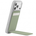 Portofel magnetic Moft Movas Trackable Tripod, Compatibil MagSafe, Functie de stand, Dispozitiv de urmarire integrat, Khaki Green 8 - lerato.ro