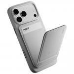 Portofel magnetic Moft Movas Trackable Tripod, Compatibil MagSafe, Functie de stand, Dispozitiv de urmarire integrat, Gri 4 - lerato.ro