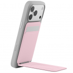 Portofel magnetic Moft Movas Trackable Tripod, Compatibil MagSafe, Functie de stand, Dispozitiv de urmarire integrat, Roz 8 - lerato.ro