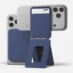 Portofel magnetic Moft Movas Tripod, Compatibil MagSafe, Functie de stand, Navy Blue 3 - lerato.ro