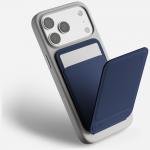 Portofel magnetic Moft Movas Tripod, Compatibil MagSafe, Functie de stand, Navy Blue 6 - lerato.ro