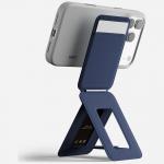 Portofel magnetic Moft Movas Tripod, Compatibil MagSafe, Functie de stand, Navy Blue 8 - lerato.ro