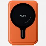 Portofel magnetic Moft Movas Tripod, Compatibil MagSafe, Functie de stand, Portocaliu 13 - lerato.ro
