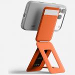 Portofel magnetic Moft Movas Tripod, Compatibil MagSafe, Functie de stand, Portocaliu 8 - lerato.ro