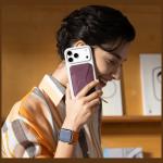 Portofel magnetic Moft Movas Snap-On Trackable, Compatibil MagSafe, Functie de stand, Dispozitiv de urmarire integrat, Blackberry 9 - lerato.ro