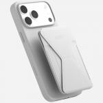 Portofel magnetic Moft Movas Snap-On Trackable, Compatibil MagSafe, Functie de stand, Dispozitiv de urmarire integrat, Gri 7 - lerato.ro