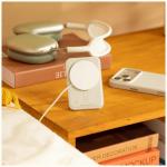 Portofel magnetic Moft Movas Snap-On Trackable, Compatibil MagSafe, Functie de stand, Dispozitiv de urmarire integrat, Gri 11 - lerato.ro