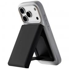 Portofel magnetic Moft Movas Trackable Travel, Compatibil MagSafe, Functie de stand, Dispozitiv de urmarire integrat, Negru